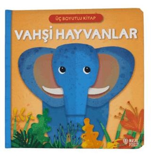 Üç Boyutlu Kitap- Vahşi Hayvanlar | Masalperest (Ciltli)