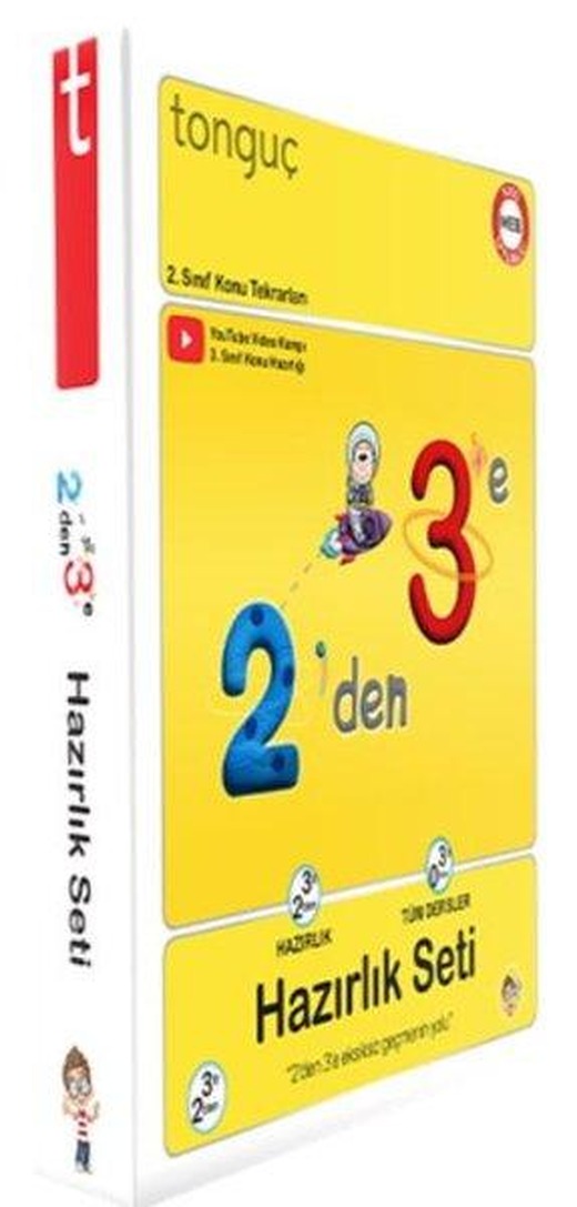 2'den 3'e Hazırlık Seti | Tonguç Akademi (İnce Kapak)