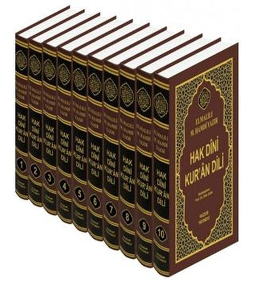 Hak Dini Kur'an Dili - 10 Cilt Takım - Büyük Boy