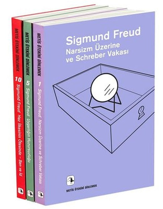 Sigmund Freud Seti - 3 Kitap Takım - Hediyeli | Metis Yayınları (İnce Kapak)