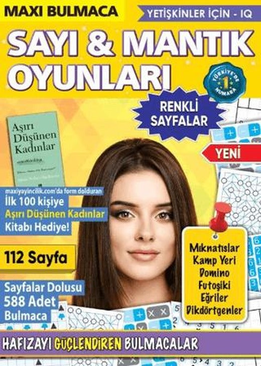 Maxi Sayı ve Mantık Oyunları 28 | Maxi Yayıncılık (Ciltsiz)