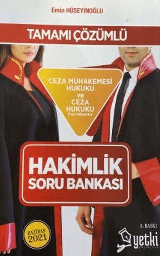 Ceza Muhakemesi Hukuku ve Ceza Hukuku Hakimler Soru Bankası 2021 | Yetki Yayınları (Ciltsiz)