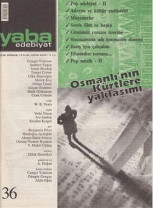 Yaba Edebiyat Dergisi Sayı: 36 | Yaba Dergisi Yayınları (Ciltsiz)