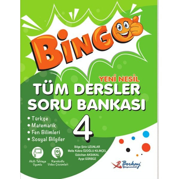 4.Sınıf Tüm Dersler Bingo Soru Bankası | Berkay Yayıncılık (İnce Kapak)