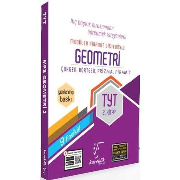 TYT Geometri 2. Kitap Mps (Modüler Piramit Sistemi) | Karekök Eğitim Yayın (İnce Kapak)