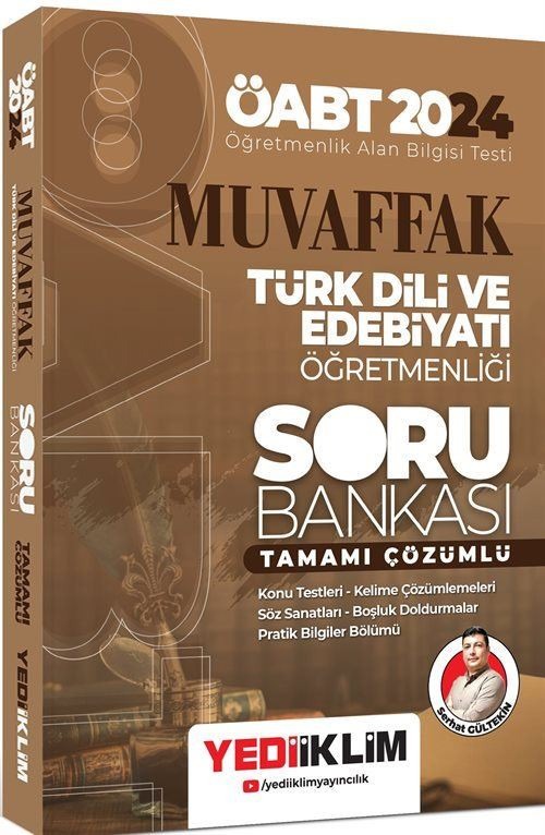 ÖABT Muvaffak Türk Dili ve Edebiyatı Öğretmenliği Tamamı Çözümlü Soru Bankası | Yediiklim Yayınları (Ciltsiz)