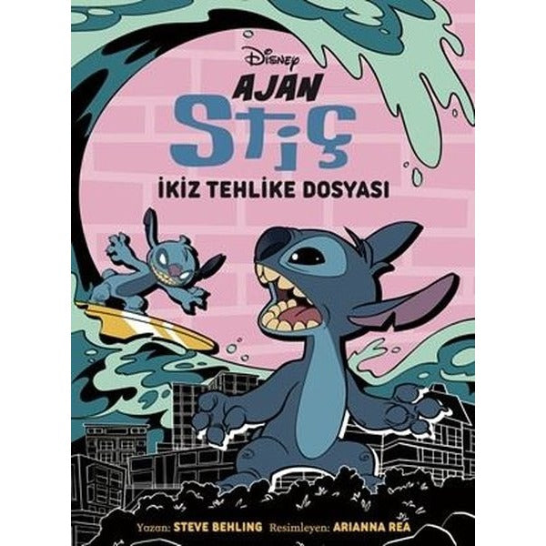 Disney Ajan Stiç - İkiz Tehlike Dosyası | Beta Kids (İnce Kapak)