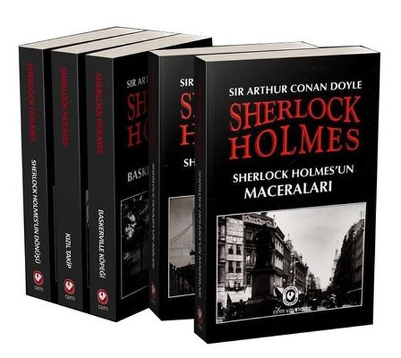 Sherlock Holmes'in Maceraları Seti - 5 Kitap Takım | Cem Yayınevi