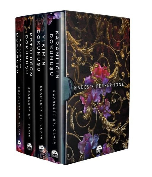 Hades X Persephone Serisi Seti - 4 Kitap Takım - Kutulu | Martı Yayınları (İnce Kapak)