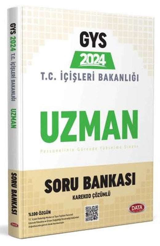 T.C. İçişleri Bakanlığı Uzman GYS Soru Bankası - Karekod Çözümlü | Data Yayınları (Ciltsiz)