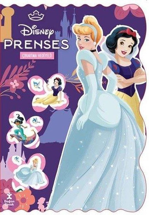 Disney Prenses Bol Bol Boya - Bol Bol Yapıştır Boyama Kitabı - Çıkartma Hediyeli! | Doğan Çocuk (İnce Kapak)