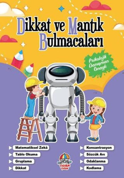 Dikkat Ve Mantık Bulmacaları - Mor Kitap