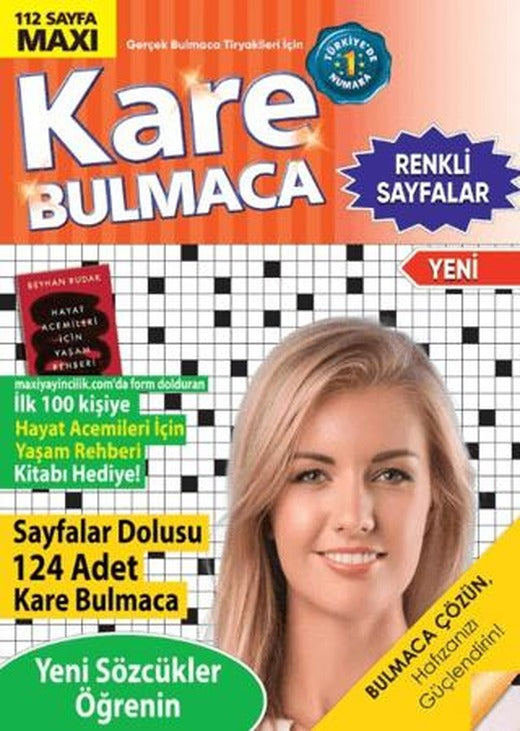 Maxi Kare Bulmaca 22 | Maxi Yayıncılık (Ciltsiz)