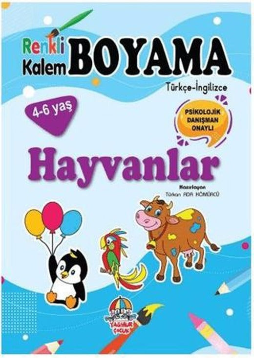 Renkli Kalem Boyama / Hayvanlar
