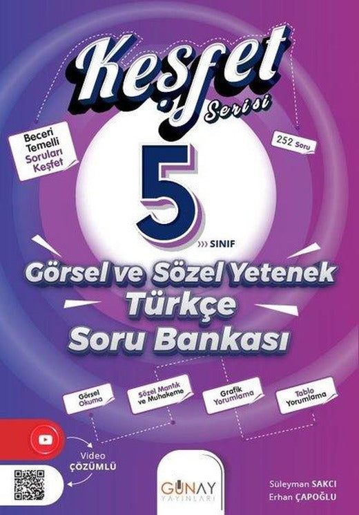 5. Sınıf Keşfet Görsel Ve Sözel Yetenek Soru Bankası | Günay Yayıncılık (İnce Kapak)