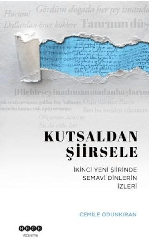 Kutsaldan Şiirsele | Hece Yayınları (Ciltsiz)