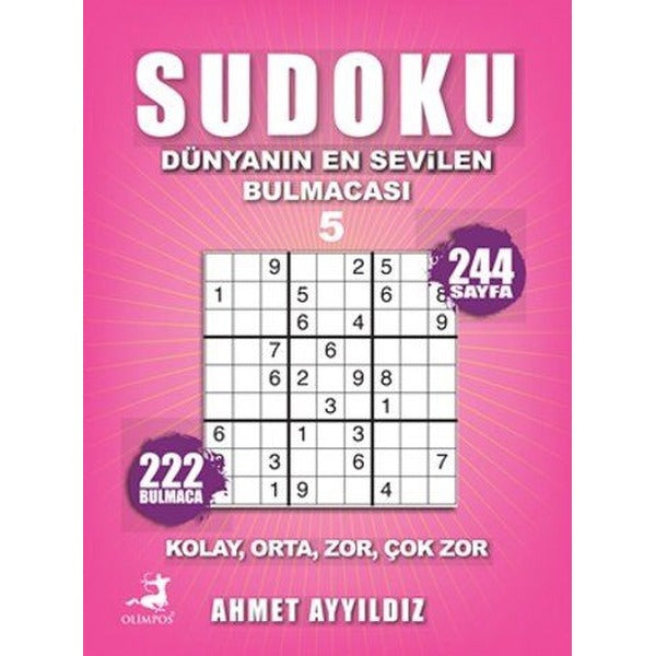 Sudoku 5 | Olimpos Yayınları (İnce Kapak)