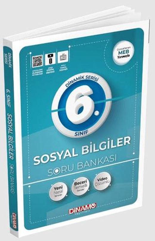 6. Sınıf Sosyal Bilgiler Soru Bankası | Dinamo Yayınları (Ciltsiz)