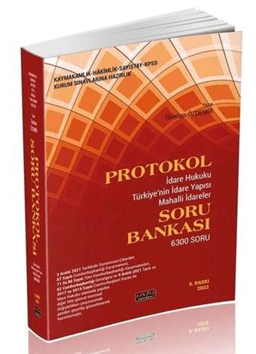 Protokol İdare Hukuku Soru Bankası | Savaş Yayınevi (Ciltsiz)