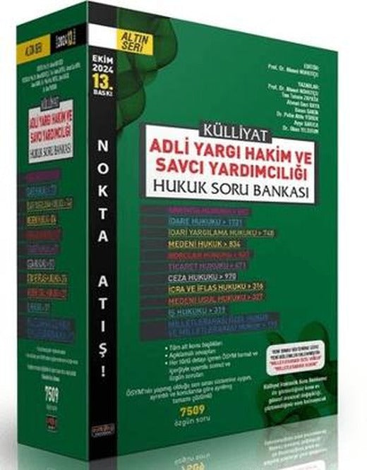 KÜLLİYAT Adli Hakim ve Savcı Yardımcılığı Hukuk Soru Bankası | Savaş Yayınevi (Ciltsiz)