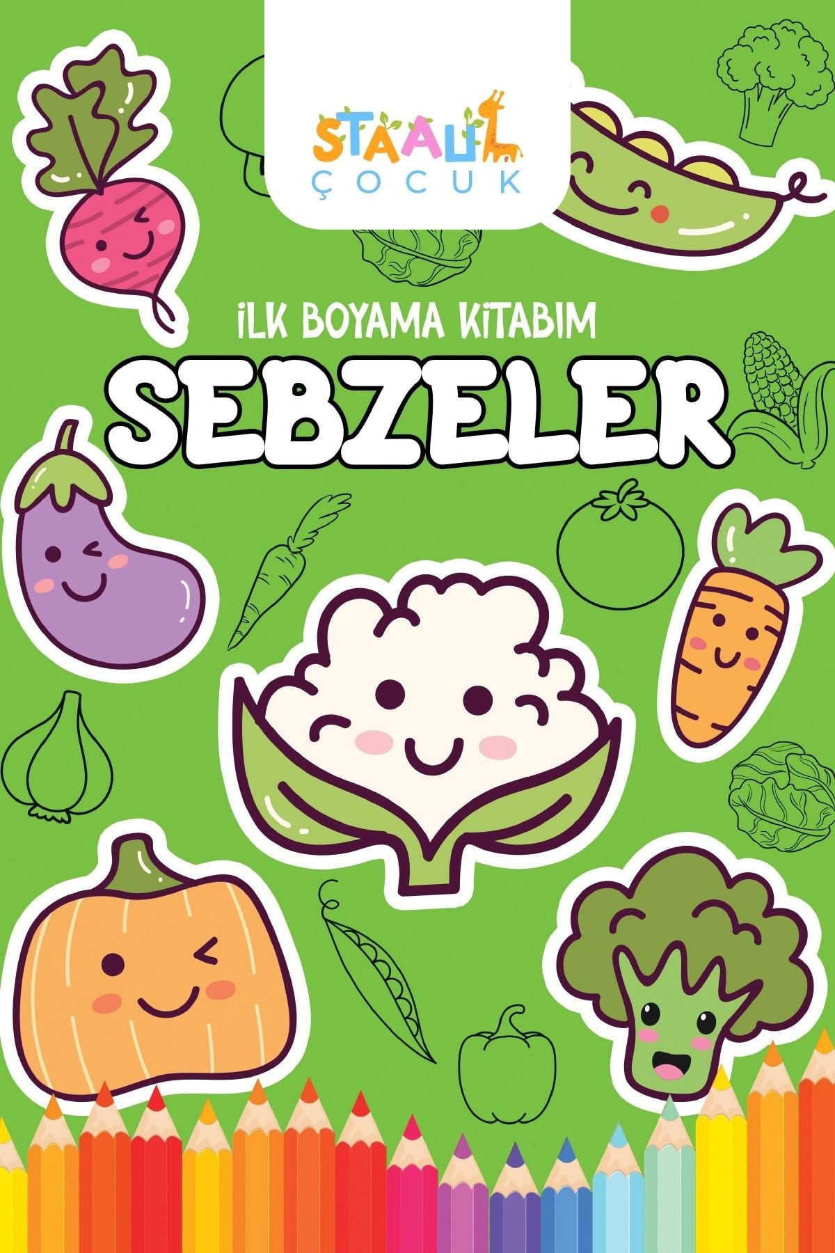 İlk Boyama Kitabım - Sebzeler