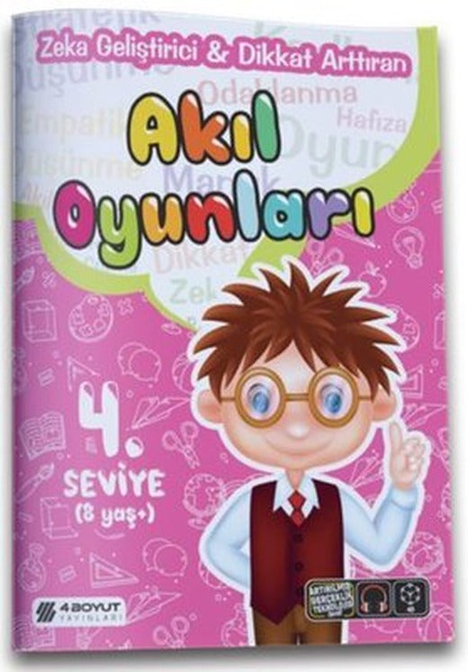 Akıl Oyunları 4.Seviye | 4 Boyut Yayınları