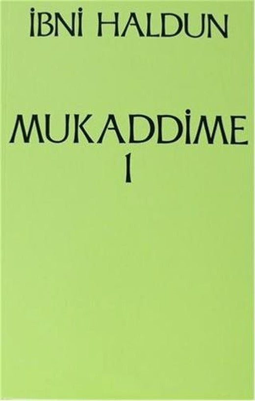 Mukaddime Cilt: 1