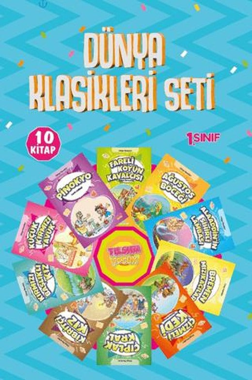 1. Sınıflar için Dünya Klasikleri Seti – 10 Kitap | Tılsım Yayınevi (Ciltsiz)