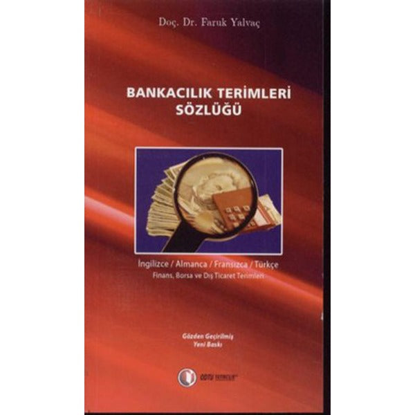 Bankacılık Terimleri Sözlüğü | ODTÜ Yayıncılık - Sözlük Dizisi (İnce Kapak)