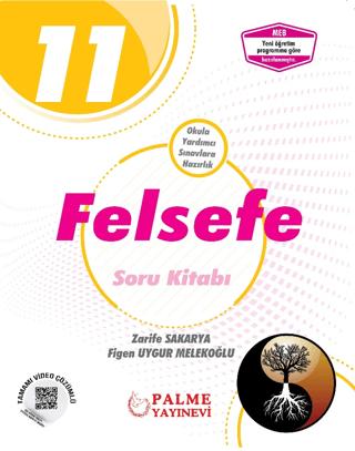 Palme 11. Sınıf Felsefe Soru Kitabı | Palme Yayınları (Ciltsiz)  - Resim 1
