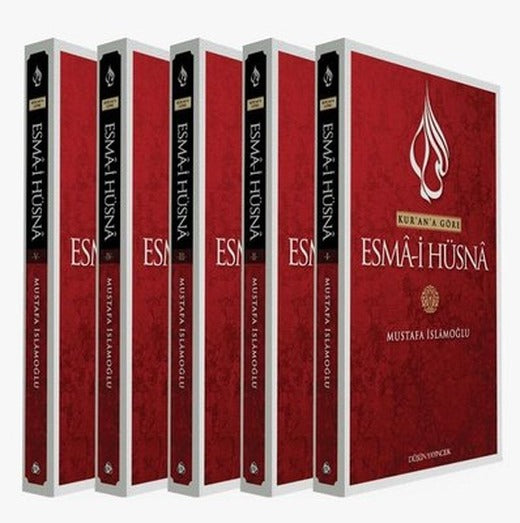 Kur'an'a Göre Esma-i Hüsna Seti-5 Kitap Takım | Düşün Yayınları (İnce Kapak)