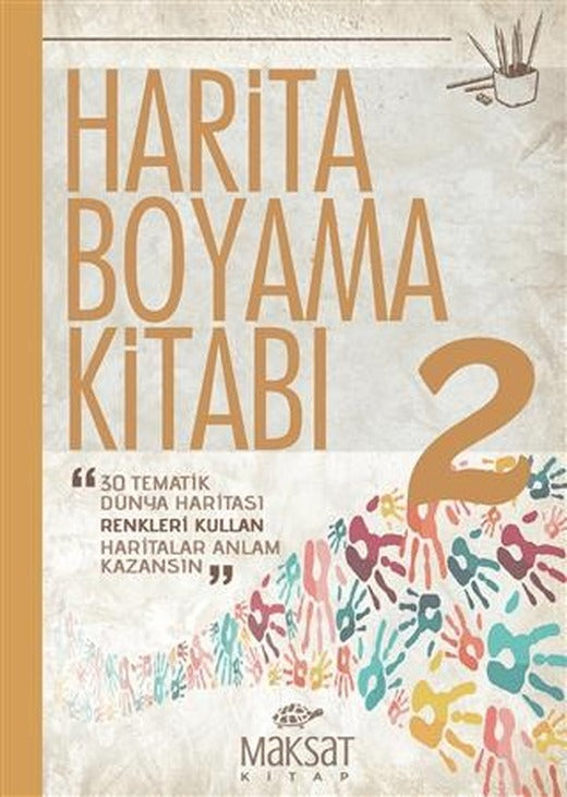 Harita Boyama Kitabı 2 | Maksat Kitap (Ciltsiz)