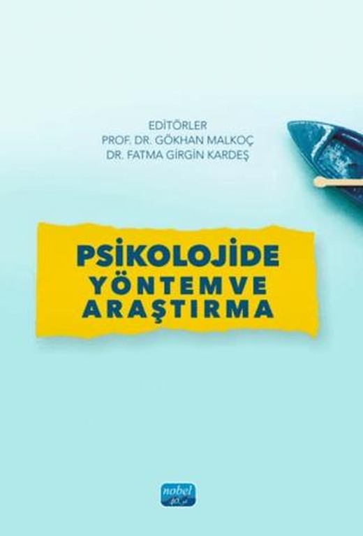 Psikolojide Yöntem ve Araştırma | Nobel Akademik Yayıncılık (Ciltsiz)