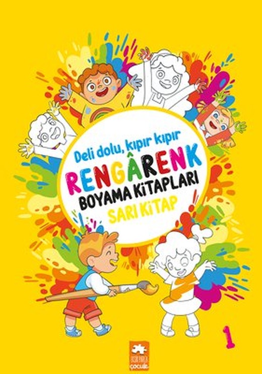 Rengarenk Boyama Kitapları - Sarı Kitap | Eksik Parça