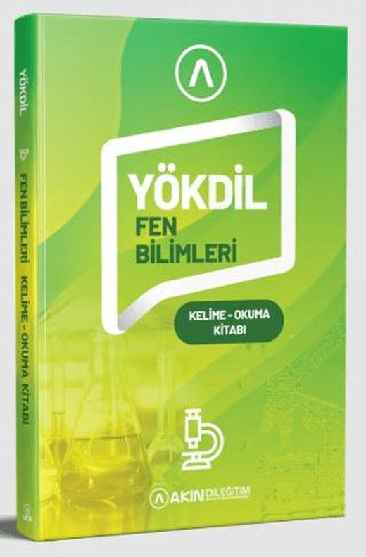 YÖKDİL Fen Bilimleri Kelime-Okuma Kitabı | Akın Dil Eğitim (Ciltsiz)