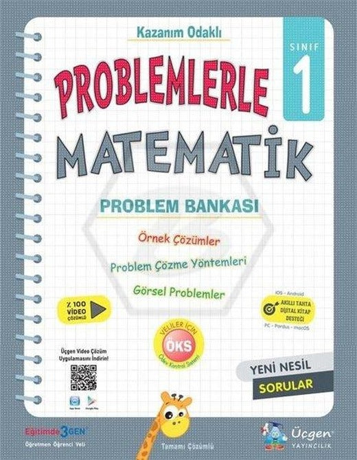 1.Sınıf Problemlerle Matematik | Üçgen Yayıncılık (İnce Kapak)