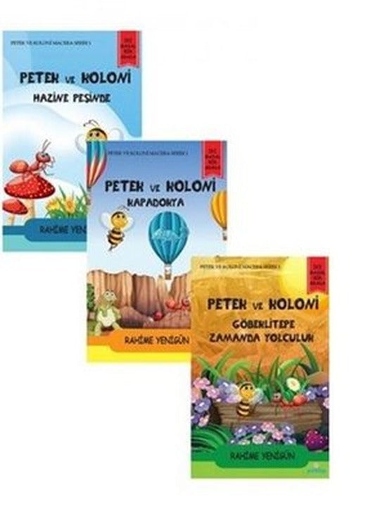 Petek ve Koloninin Maceraları Seti - 3 Kitap Takım | Pati Kitap (İnce Kapak)