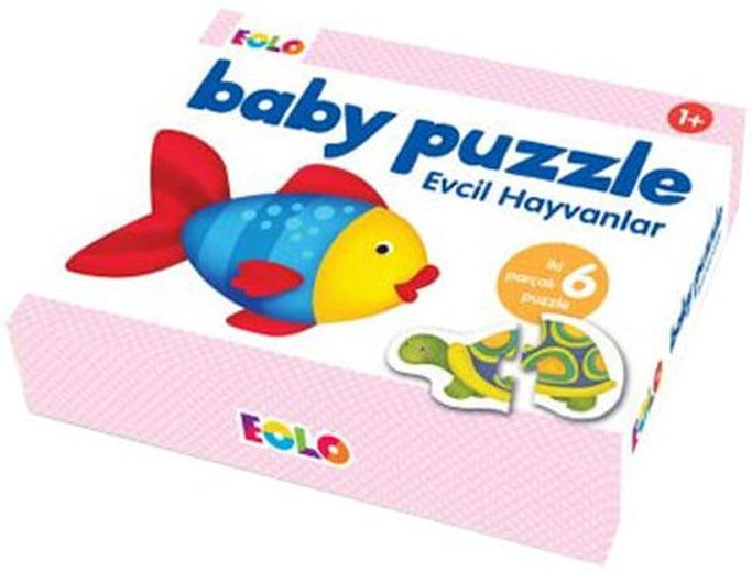 Baby Puzzle - Evcil Hayvanlar | Eolo (İnce Kapak)