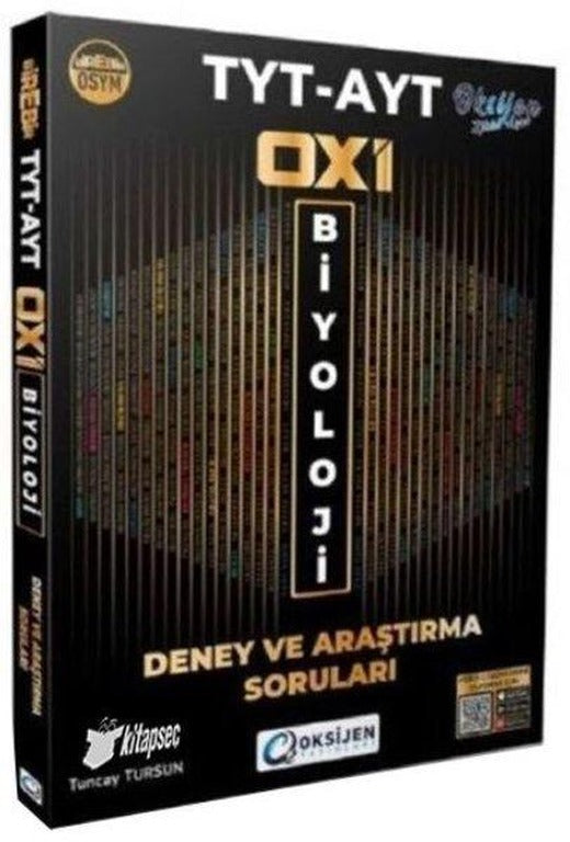 TYT - AYT Oxi Biyoloji Deney Ve Araştırma Soruları | Oksijen Yayınları - Eğitim (İnce Kapak)