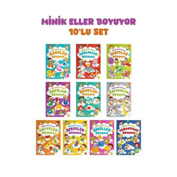 Minik Eller Boyuyor Seti - 10 Kitap Takım | Bilgi Park Yayınları (İnce Kapak)