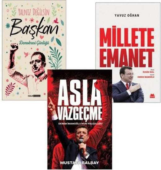 Asla Vazgeçme Kitap Seti-3 Kitap Takım | Halk Kitabevi (İnce Kapak)