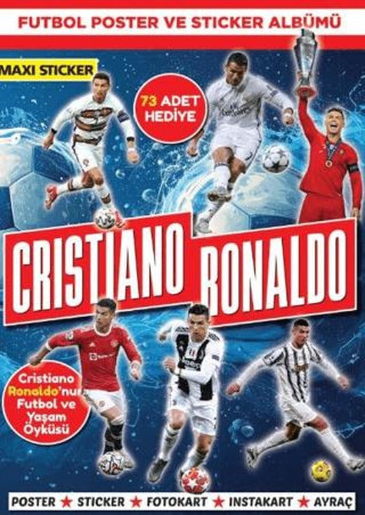 Ronaldo Poster ve Sticker Albümü 001 | Maxi Yayıncılık (Ciltsiz)