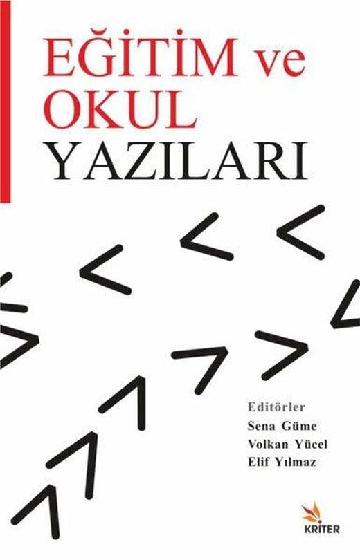 Eğitim ve Okul Yazıları | Kriter (İnce Kapak)