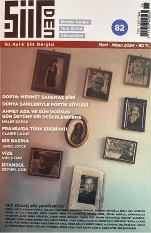 Şiirden İki Aylık Şiir Dergisi Sayı: 82 Mart - Nisan 2024 | Şiirden Yayıncılık (Ciltsiz)