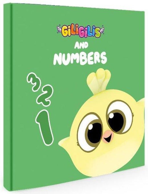 Giligilis and Numbers - İngilizce Eğitici Mini Karton Kitap Serisi | Artenino Yayıncılık (İnce Kapak)