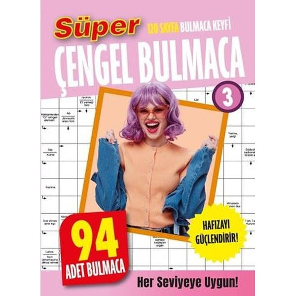 Süper Çengel Bulmaca 3 | Dokuz Yayınları (İnce Kapak)