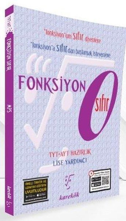 Fonksiyon Sıfır | Karekök Eğitim Yayın (İnce Kapak)