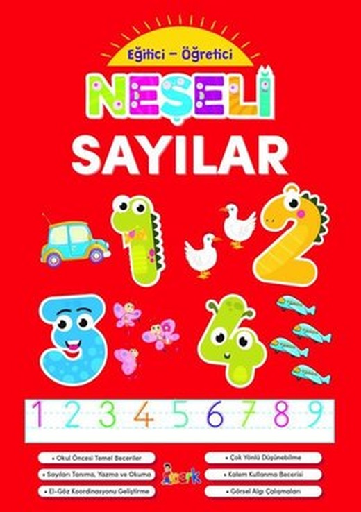 Eğitici - Öğretici Neşeli Sayılar | Bıcırık Yayınları
