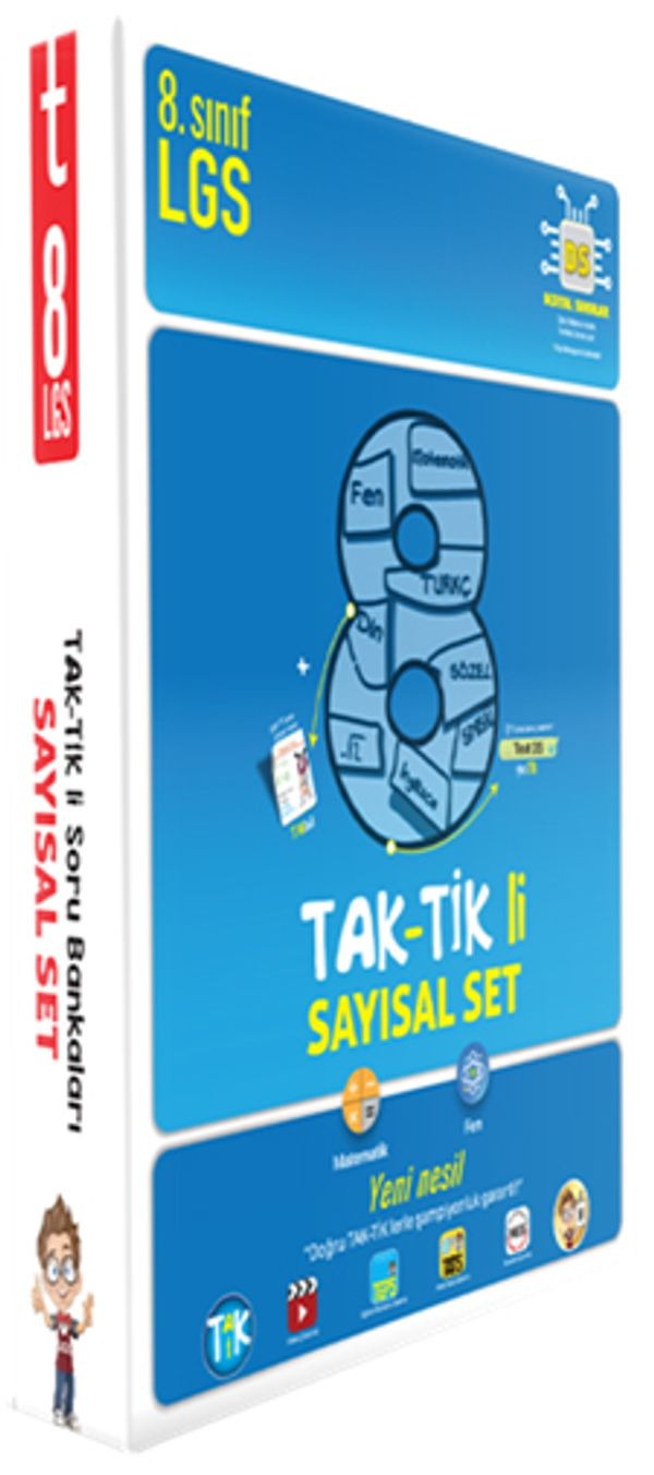 8.Sınıf Taktikli Sayısal Set | Tonguç Akademi (İnce Kapak)