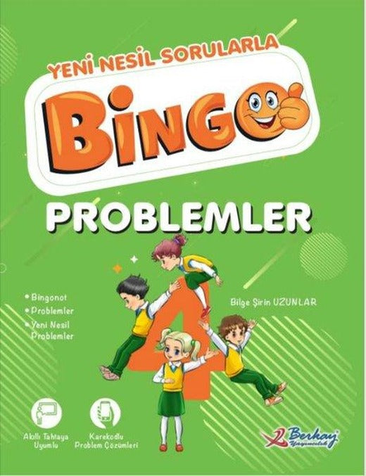 4.Sınıf Problemler Bingo | Berkay Yayıncılık (İnce Kapak)